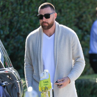 Travis Kelce Spotted in LA Without Taylor Swift After Oscars Party