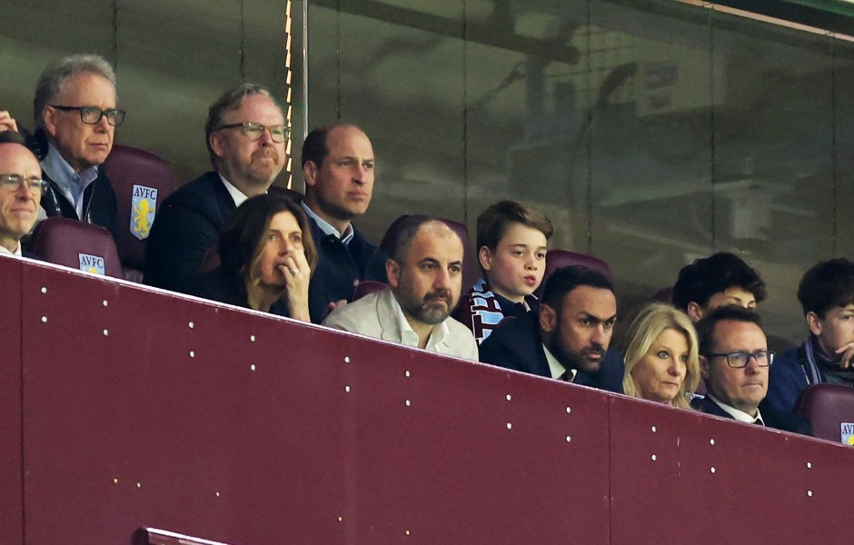 Prince William Spotted With Son George at Soccer Game