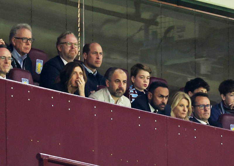 Prince William Spotted With Son George at Soccer Game