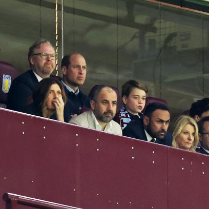 Prince William Spotted With Son George at Soccer Game