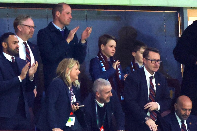 Prince William Spotted With Son George at Soccer Game