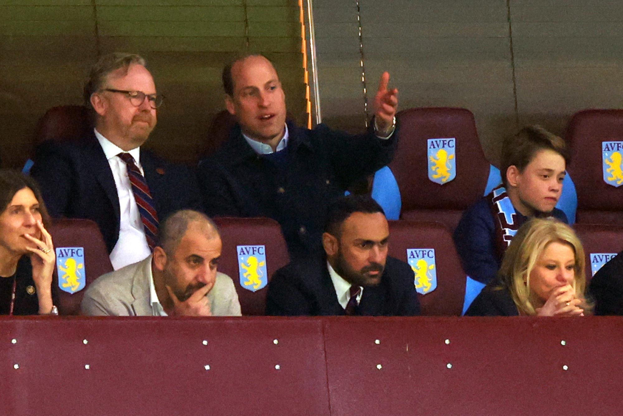 Prince William Spotted With Son George at Soccer Game