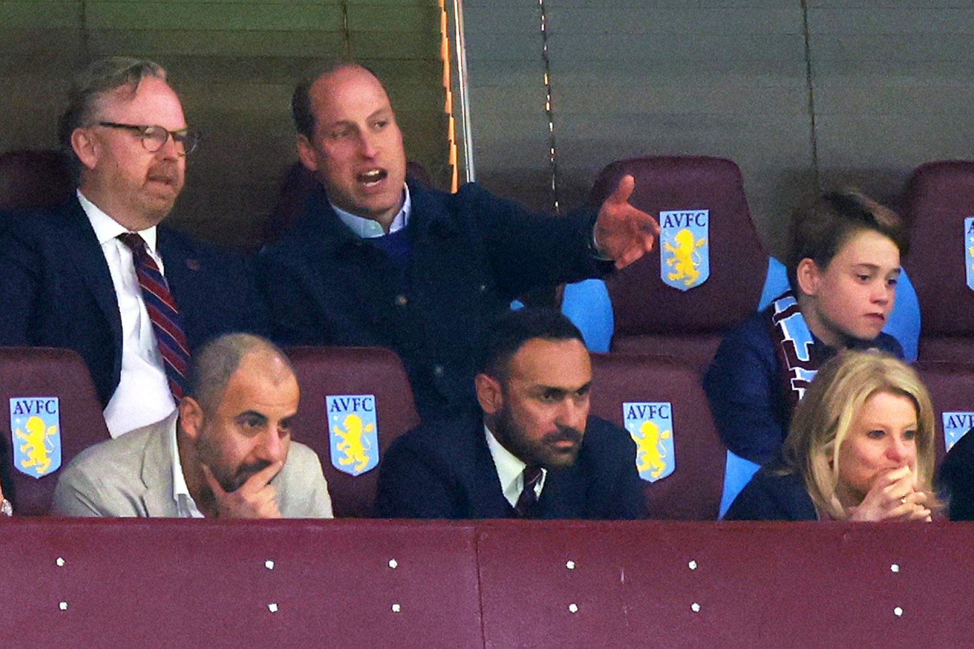 Prince William Spotted With Son George at Soccer Game