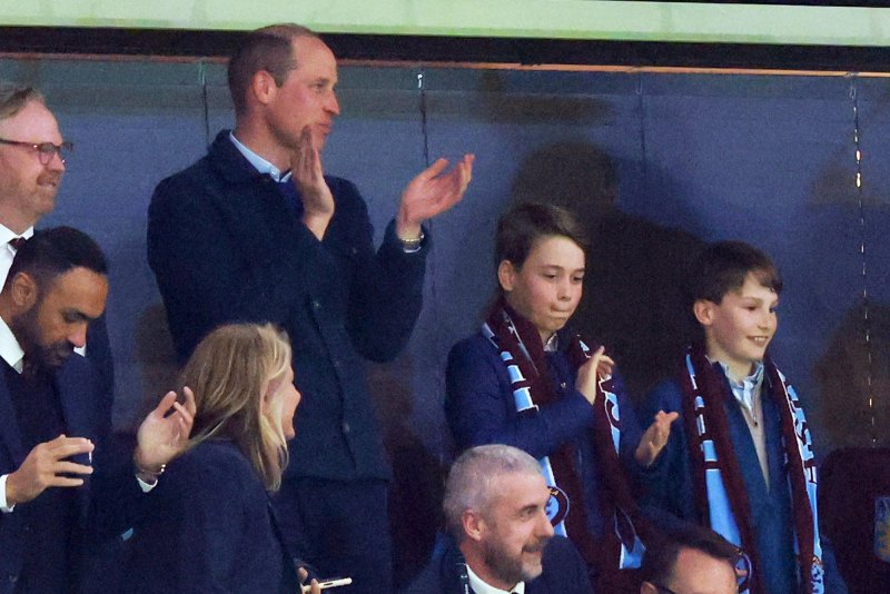 Prince William Spotted With Son George at Soccer Game