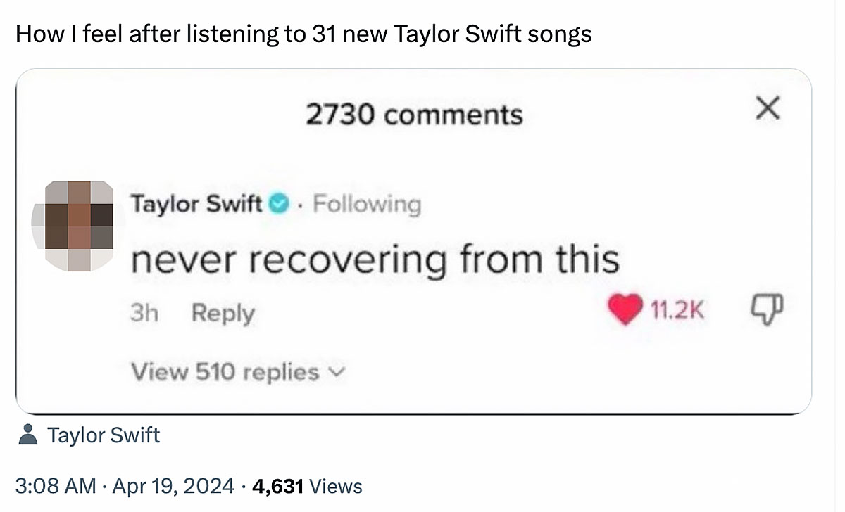 Taylor Swift TTPD Fan Reactions