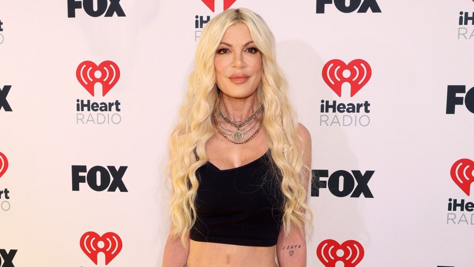 Tori Spelling Wore Borrowed Clothes for iHeartRadio Awards