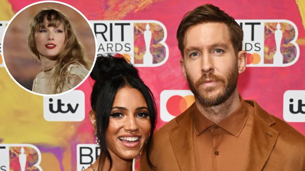 calvin harris wife plays taylor swift when hes not home