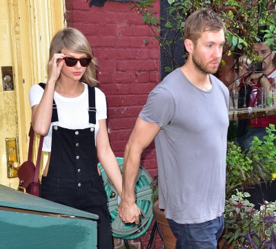 calvin harris wife plays taylor swift when hes not home