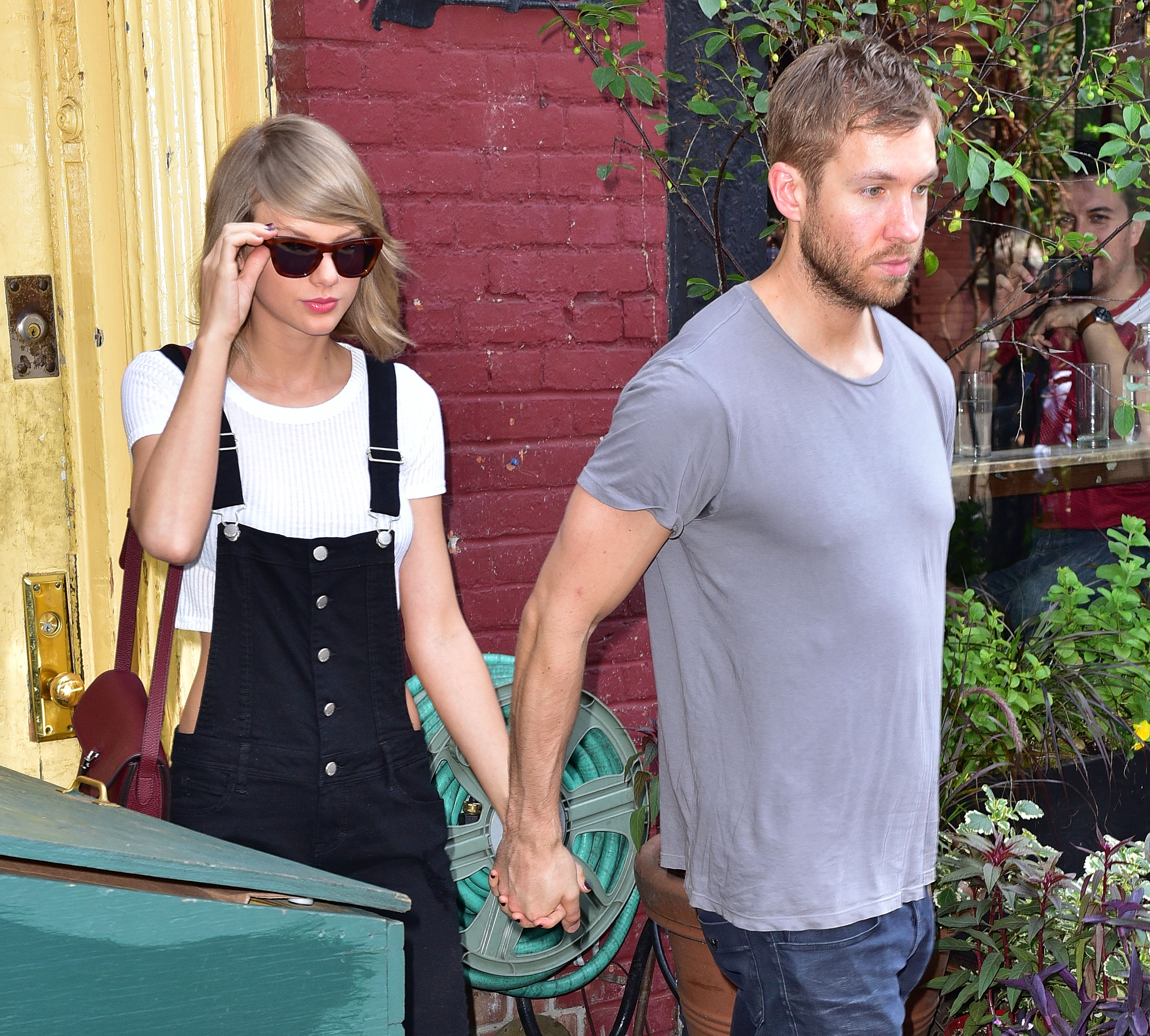 calvin harris wife plays taylor swift when hes not home