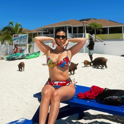 Kourtney Kardashian Posts New Bikini Photo of Post-Baby Body