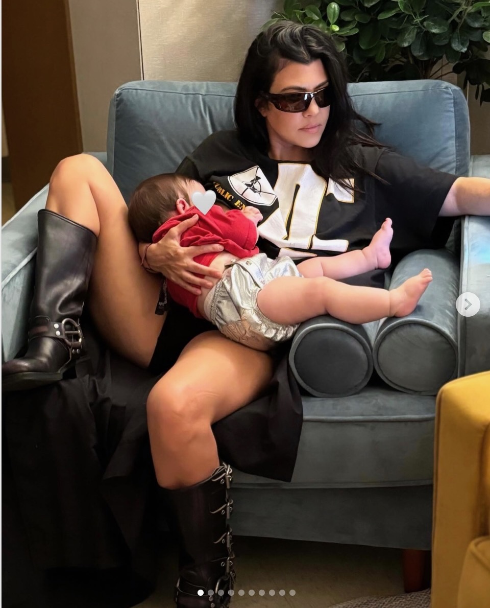 Kourtney Kardashian, Travis Barker’s Son Rocky Baby [Photos]