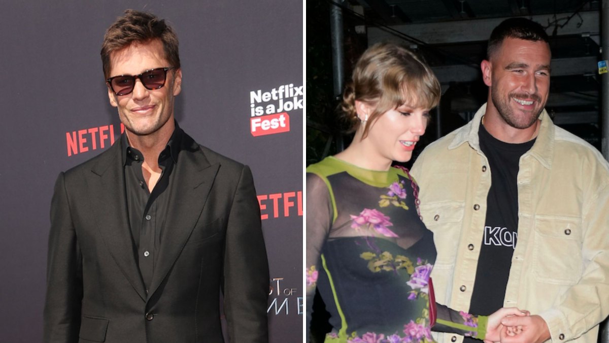 taylor swift and travis kelces romance mocked by tom brady
