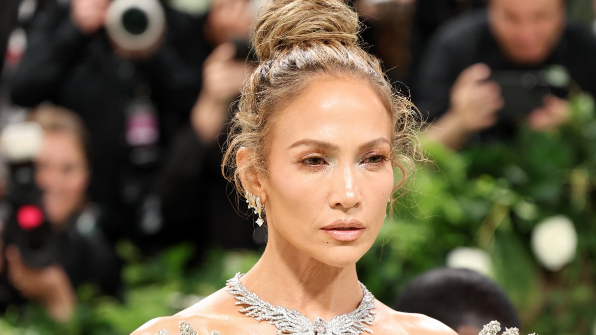 Jennifer Lopez Goes Sheer on 2024 Met Gala Red Carpet Without Ben