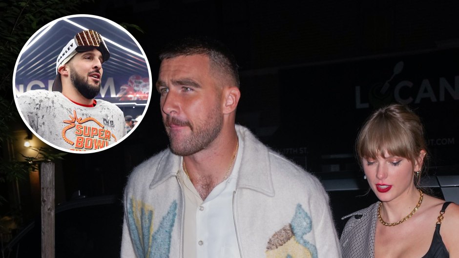 Travis Kelce Was 'Blushing' When Taylor Swift Attended 1st Chiefs Game, Teammate Reveals