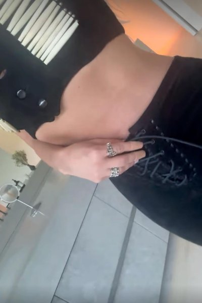 Kim Kardashian Wears Janet Jackson's Iconic If Video Costume to Concert After Buying It at Auction