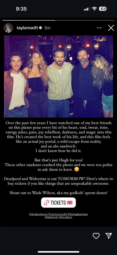 Who Is Wade Wilson? Details on Connection to Taylor Swift