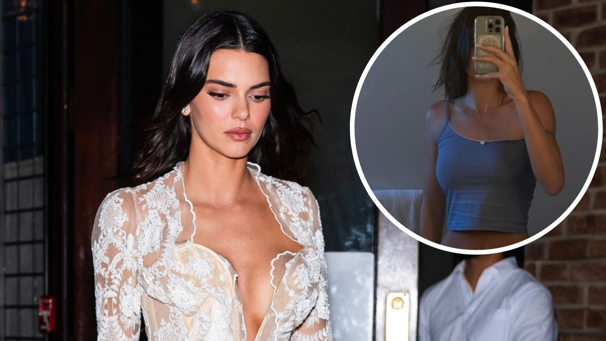 Kendall Jenner Flaunts Curves in Her Underwear and Crop Top