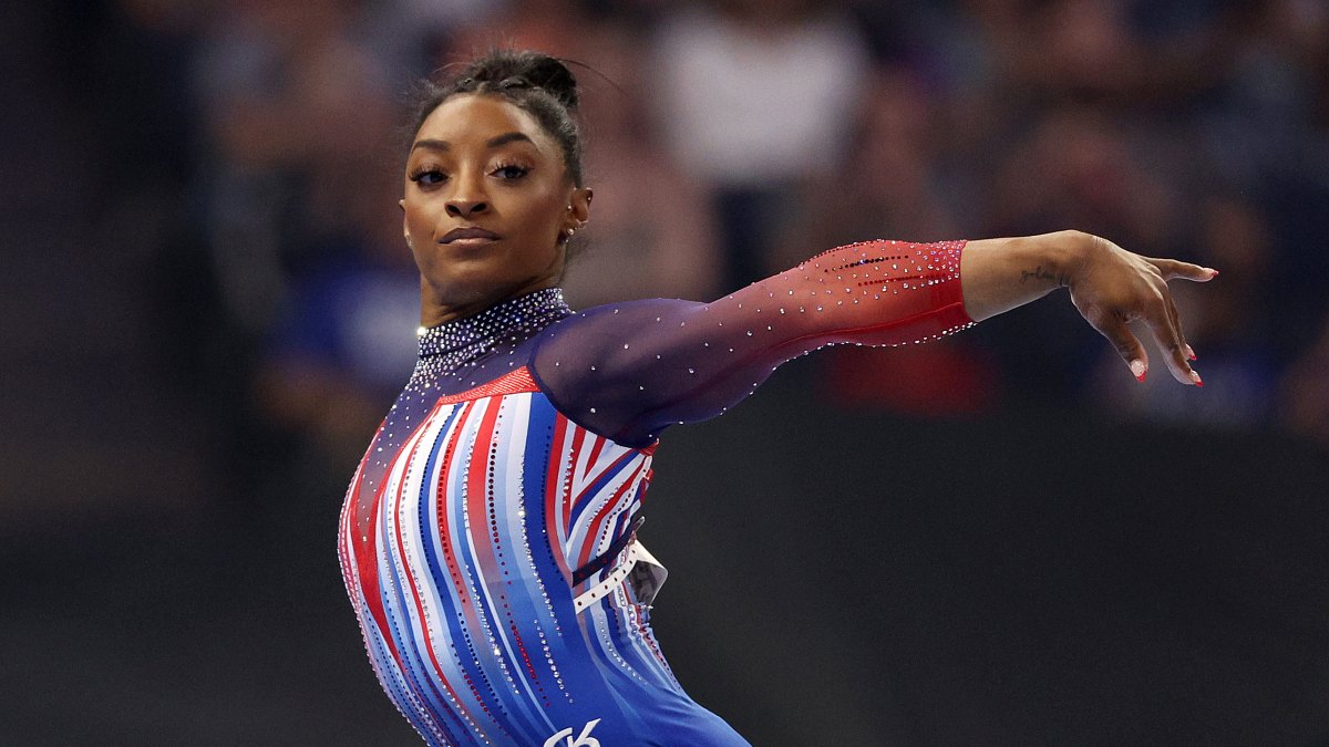 Simone Biles Arrives in Paris Ahead of 2024 Olympics