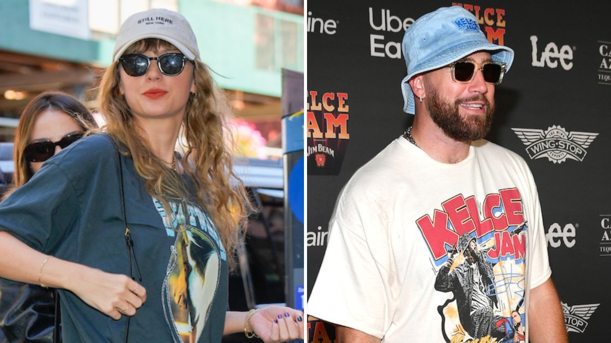 Travis Kelce Seemingly Wears Taylor Swift's Hat in Dublin