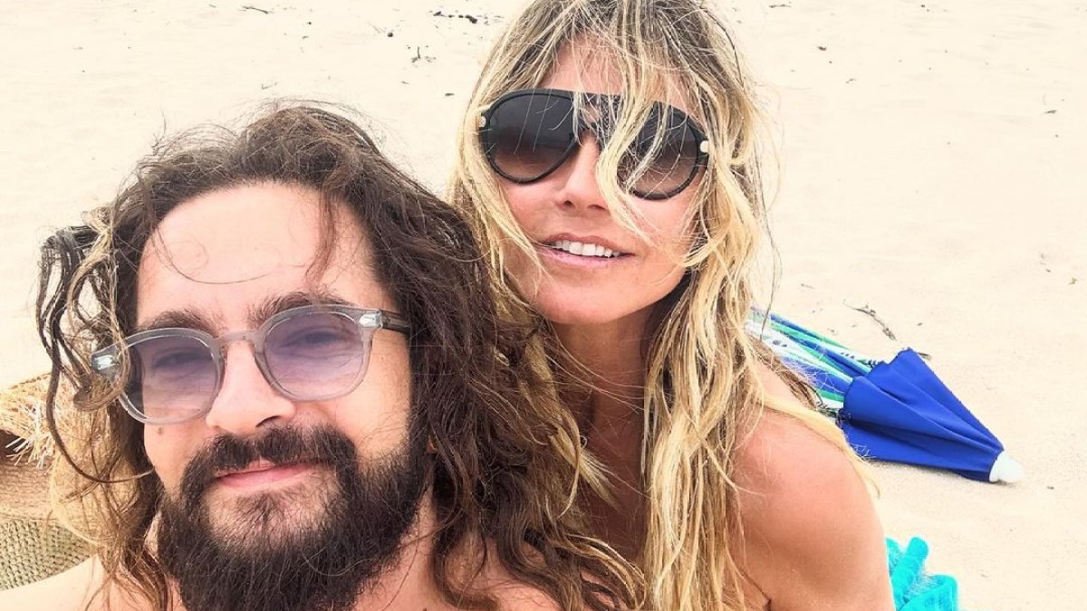 Heidi Klum Goes Topless as Tom Kaulitz Films Her in the Ocean