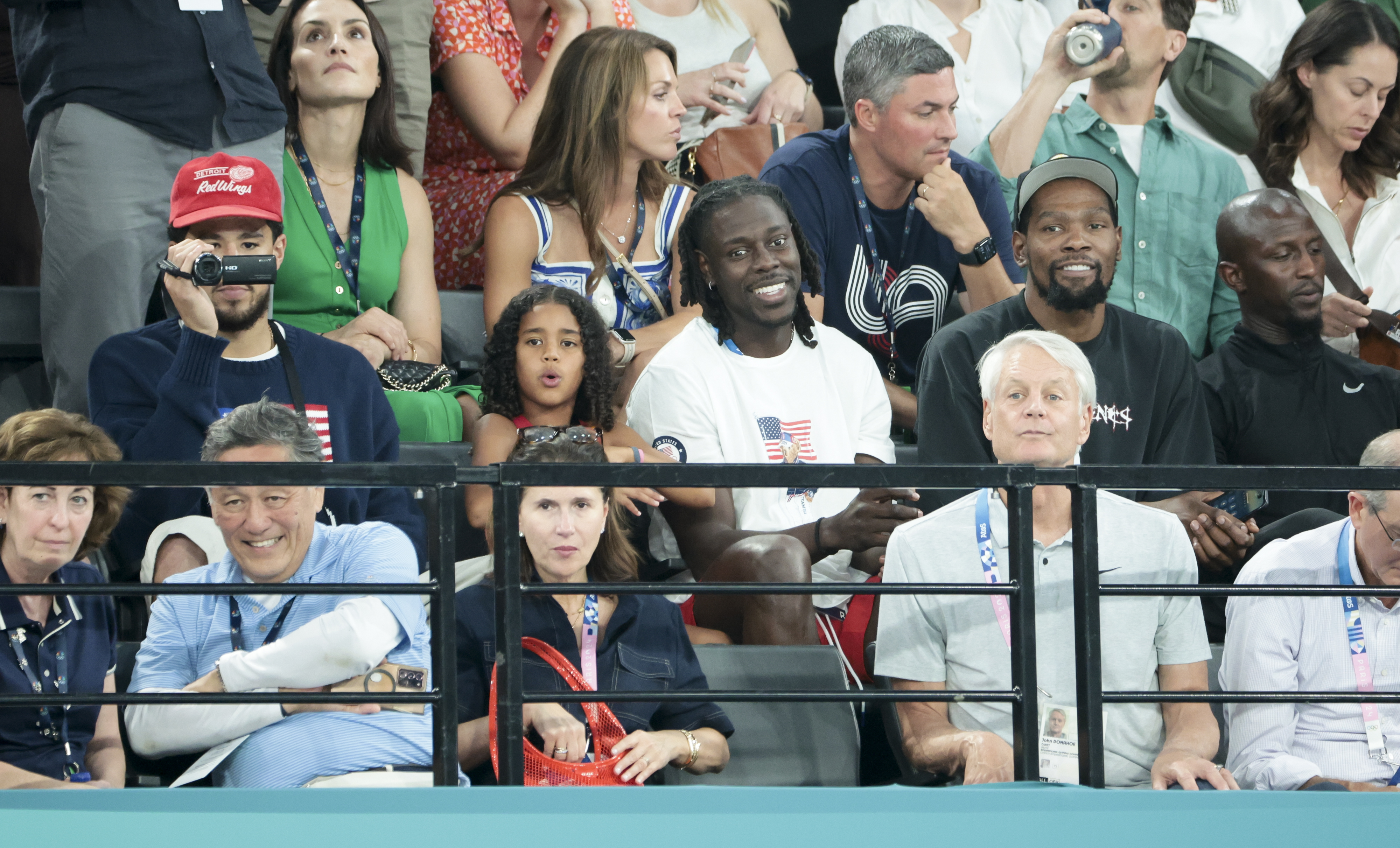 Kendall Jenner, Devin Booker’s Patriotic Attire at Paris Olympics