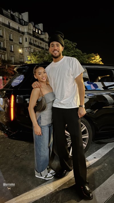 Suni Lee, Devin Booker Get Cozy in Paris After Olympics Win