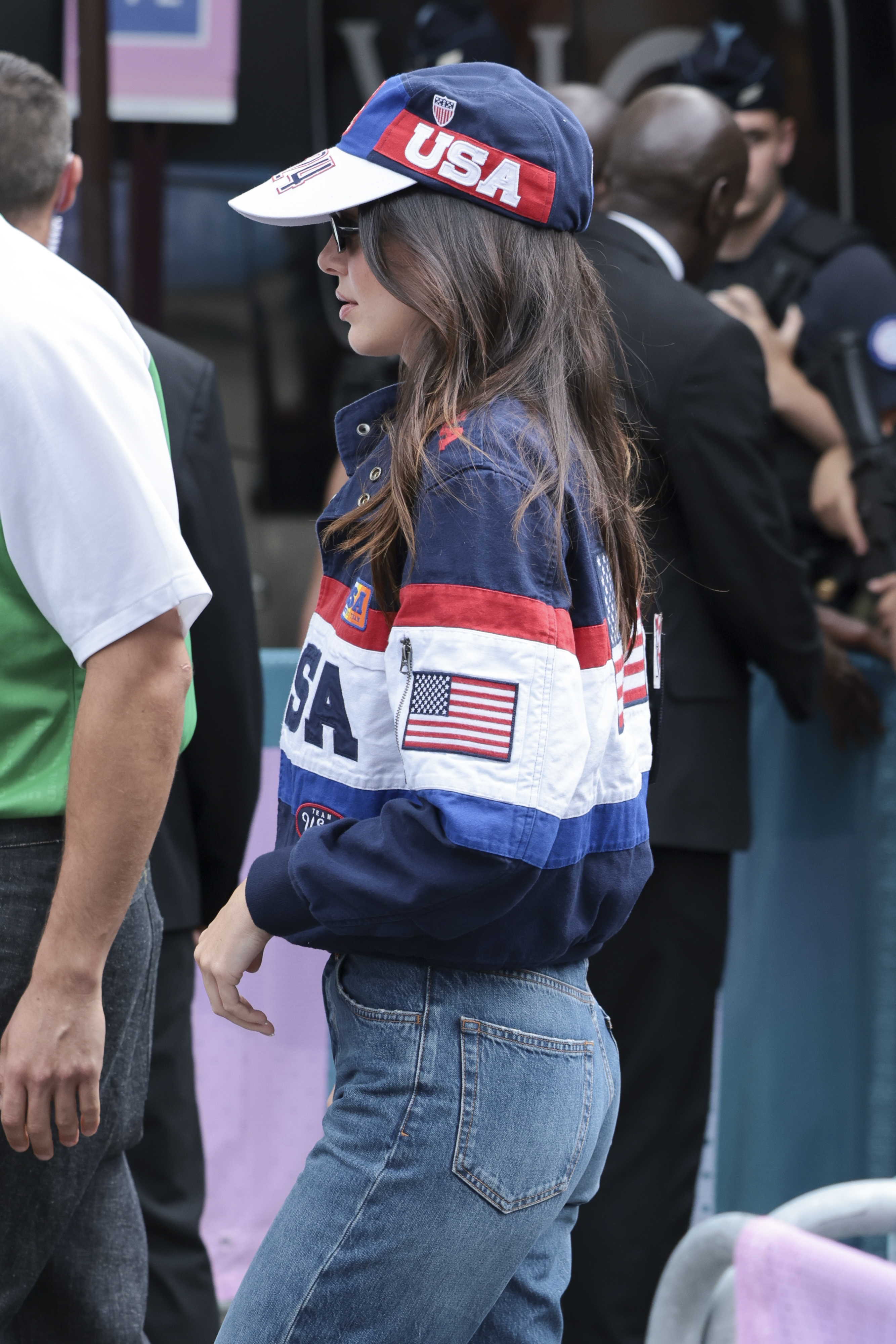 Kendall Jenner, Devin Booker’s Patriotic Attire at Paris Olympics