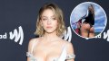 sydney sweeney flaunts bare butt