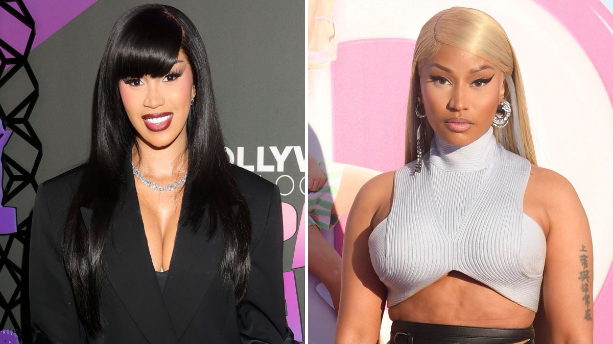 Cardi B Denies Dissing Longtime Rival Nicki Minaj in Maternity Shoot