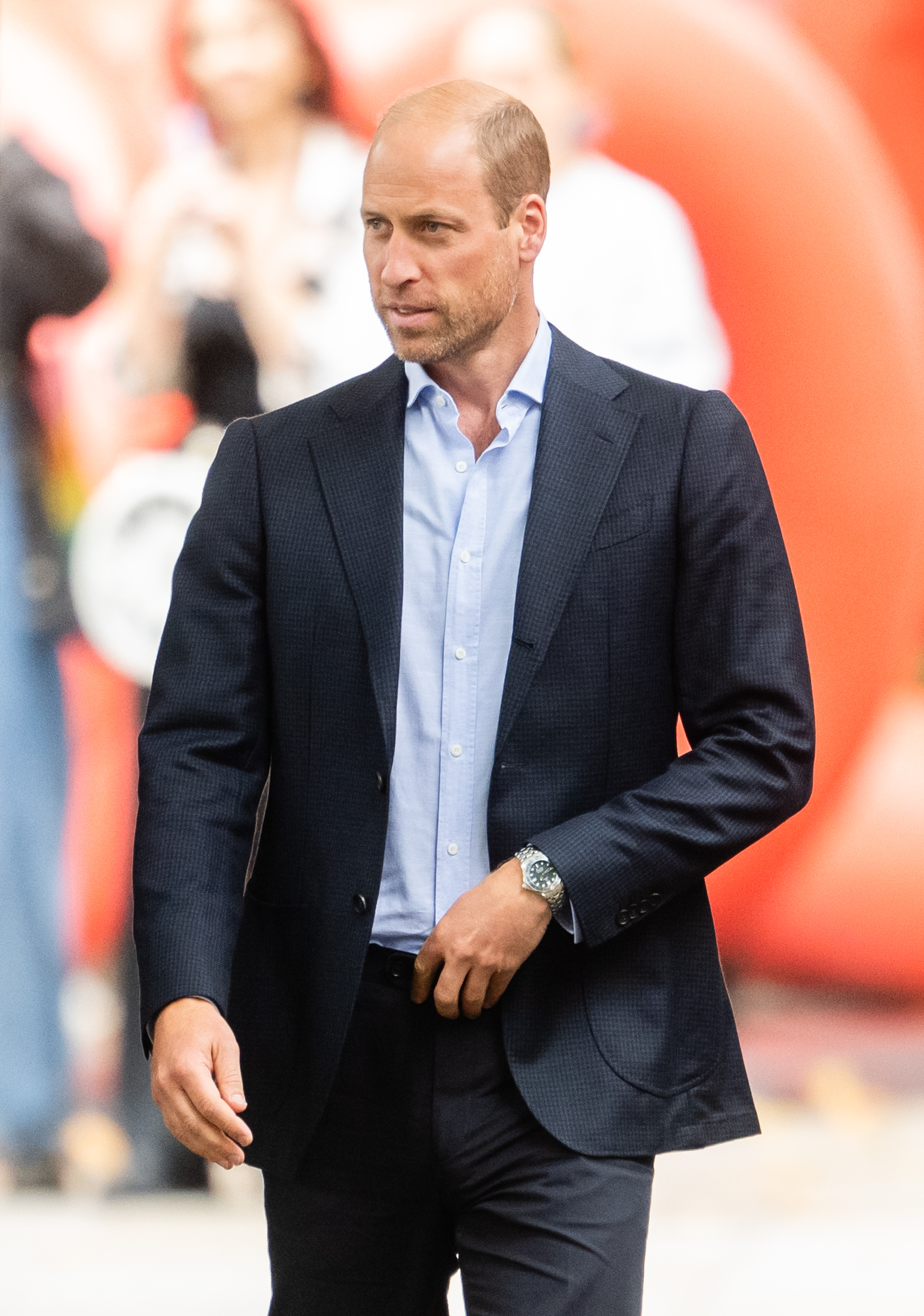 Prince William Rocks Beard on Royal Engagement