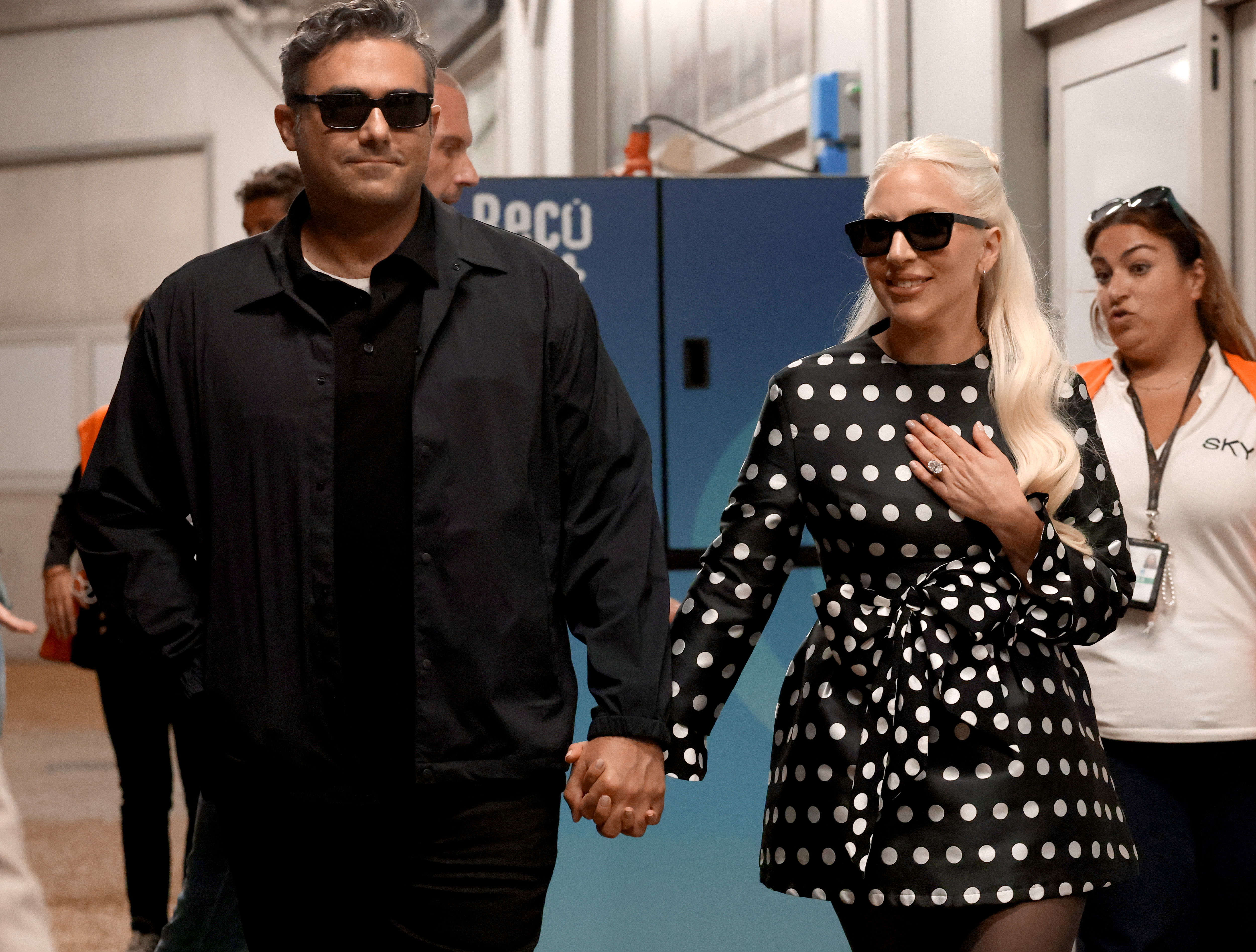Lady Gaga Seemingly Flaunts Engagement Ring From Michael Polansky