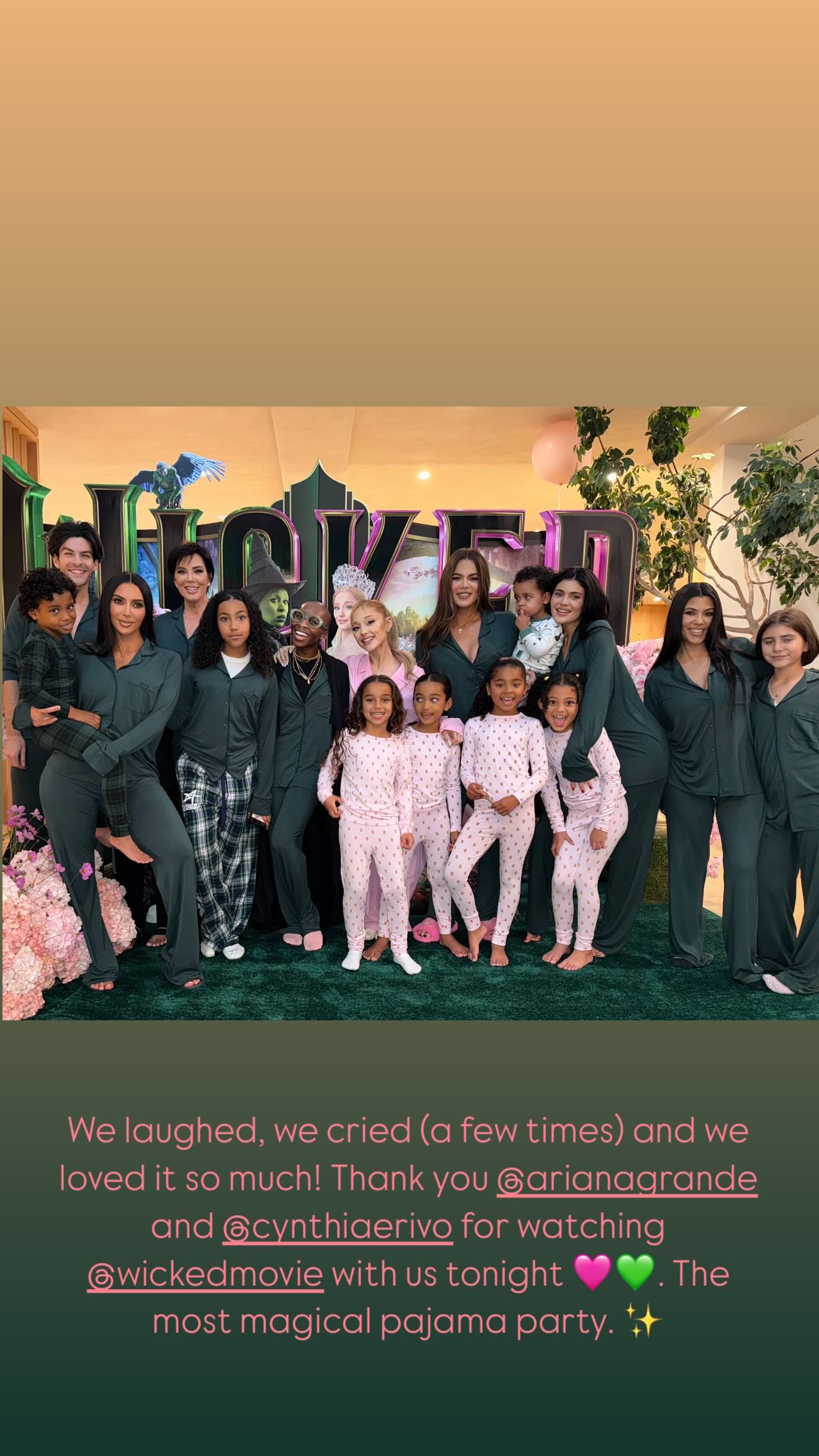 Ariana Grande Joins Kardashians for Wicked Screening: Photos