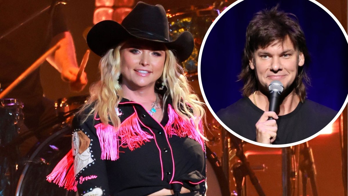 Miranda Lambert Laughs as Theo Von Plays Blake Shelton Song