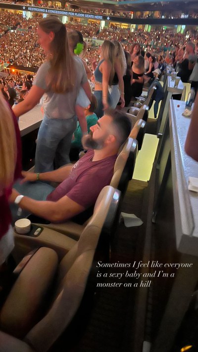 Jason Kelce Denies Taking a Nap at Taylor Swift's Concert