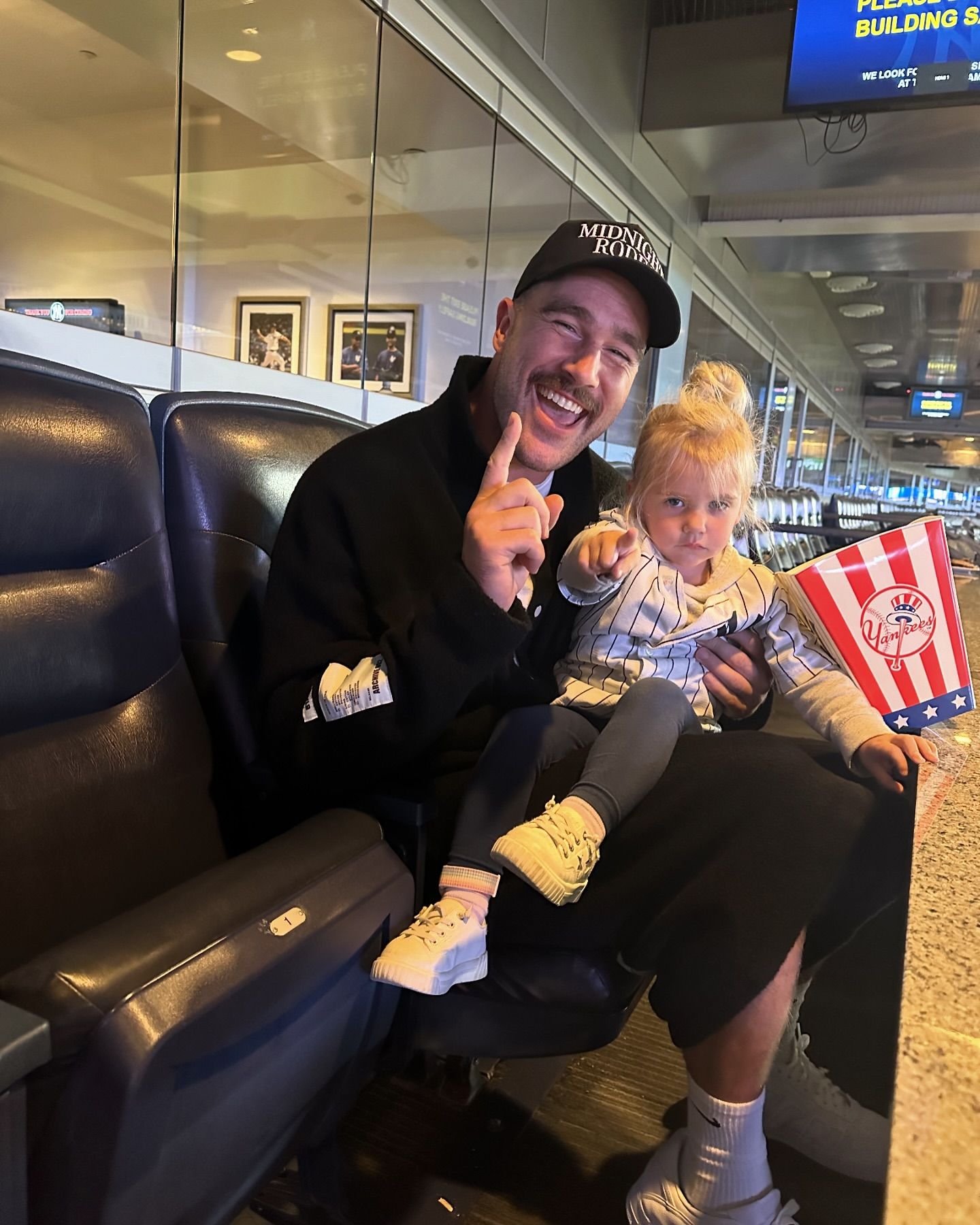 Taylor Swift and Travis Kelce Make 'Memories of a Lifetime' for His Friend's Daughter in ALCS Photos