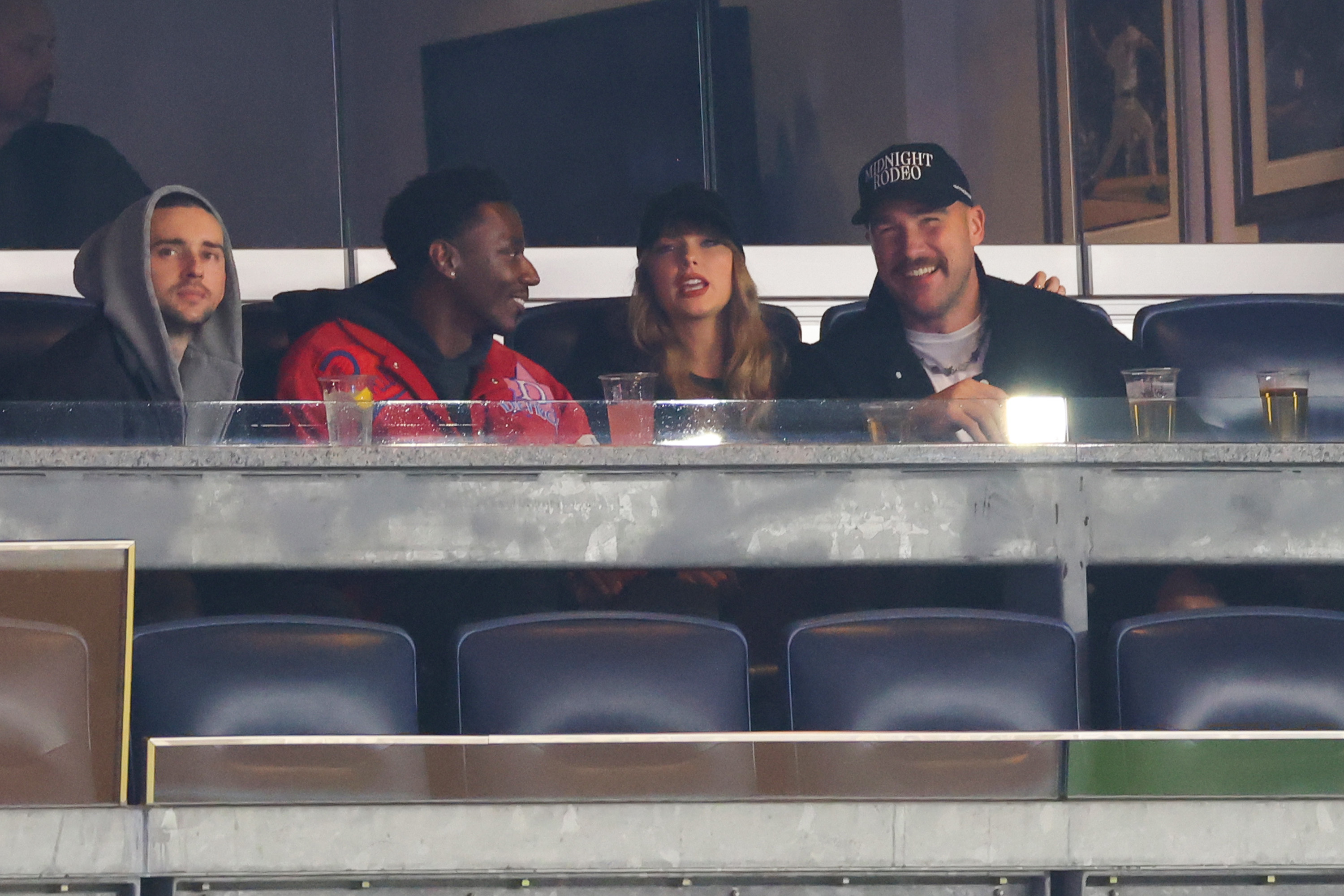 MLB Jokingly Calls Travis Kelce Taylor Swift&rsquo;s &lsquo;Future Husband&rsquo; During Yankees Game Date Night