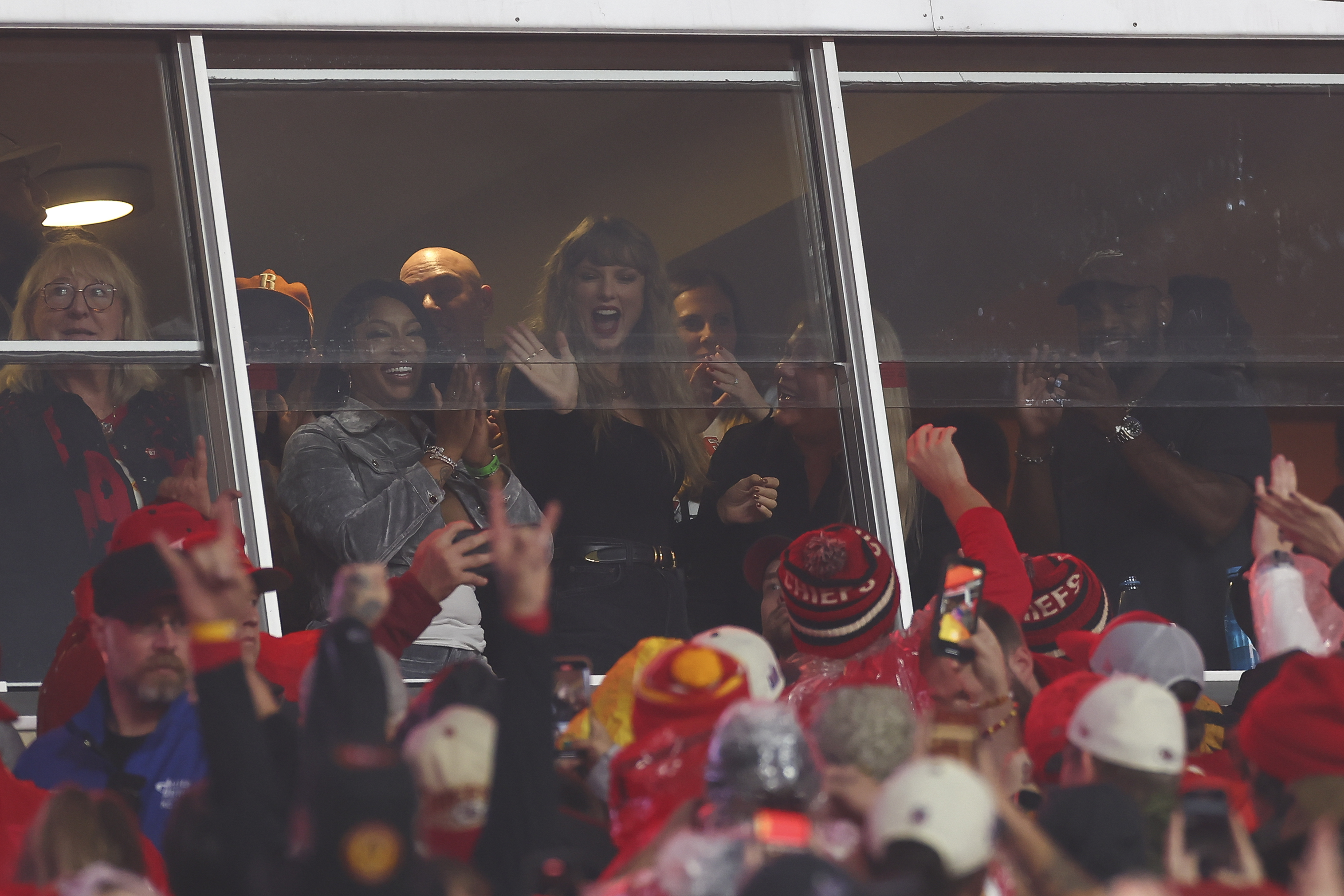 Taylor Swift Calls Chiefs Game 'Stressful' and Interacts With Fans