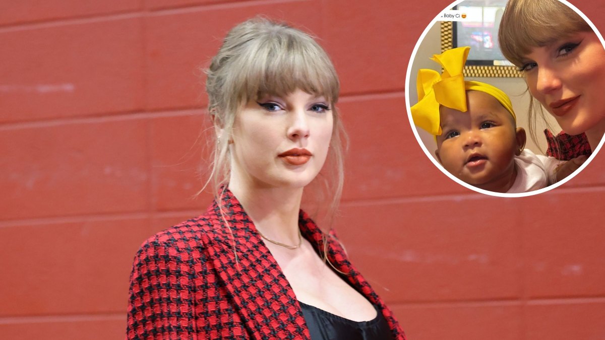 Taylor Swift Holds Chiefs WAG Chariah Gordon's Baby in Sweet Photo From Game Day: 'Auntie Tay'