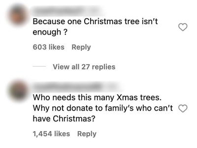 Kourtney Kardashian Slammed for Having Multiple Christmas Trees 830 843