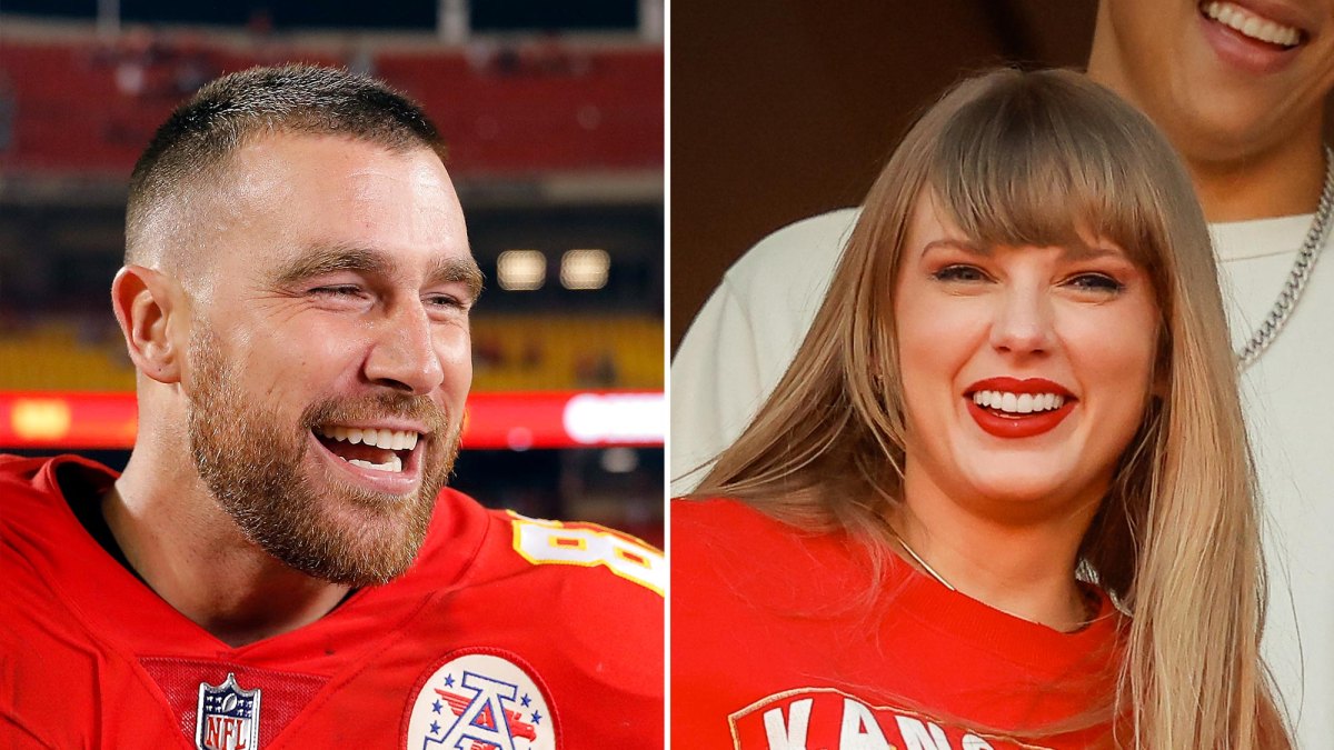 Travis Kelce Jokes About Tayvoodoo S t After Chiefs Pulled Off Wild Win With Taylor Swift in the Stands 955