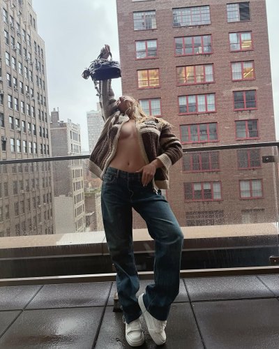 Sydney Sweeney Poses for Braless Pictures in the Rain