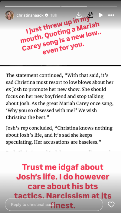 Christina Hall Slams Josh Halls BTS Divorce Tactics