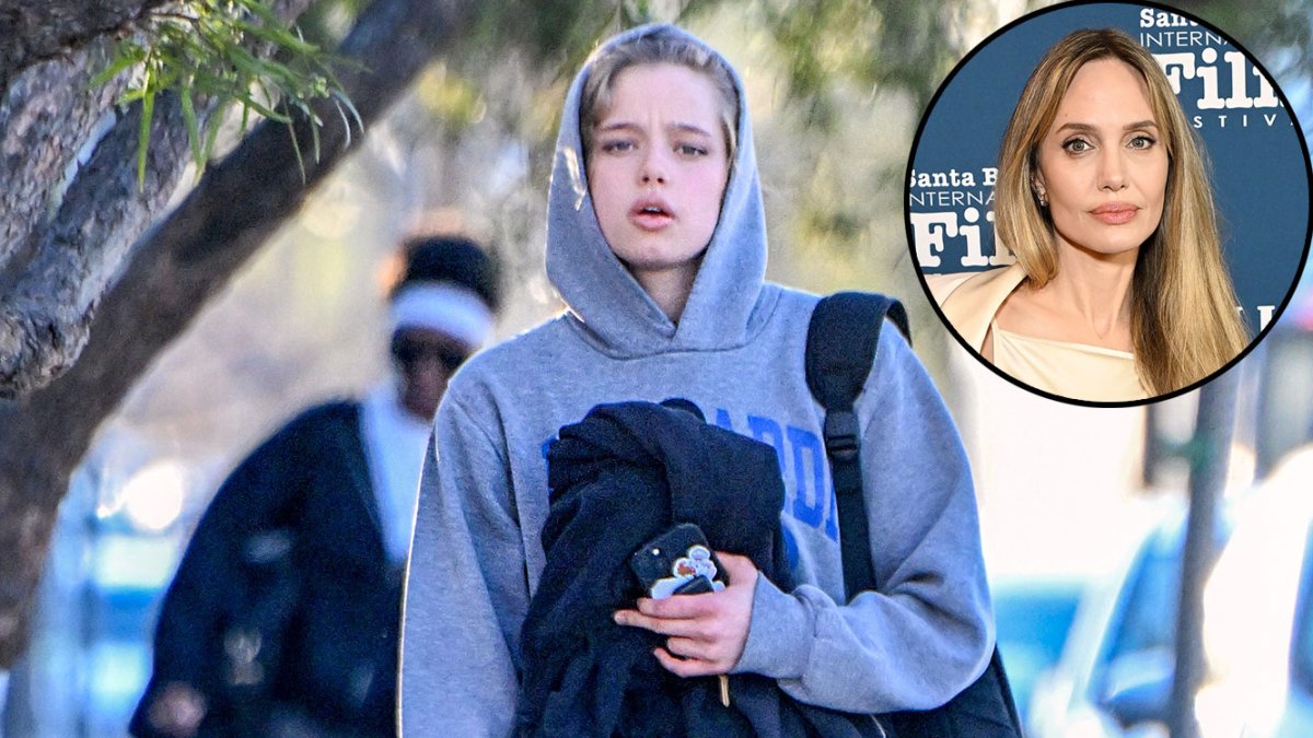 Shiloh Jolie Looks Like Mom Angelina Twin Heading to Dance Class 3