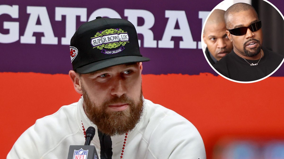 Travis Kelce Reveals If Kanye West Is on His 'Hype Playlist' Amid Rapper's Feud With Taylor Swift