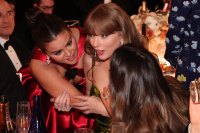Taylor Swift Has Girls Night Out With Bestie Selena Gomez Ahead of the Super Bowl