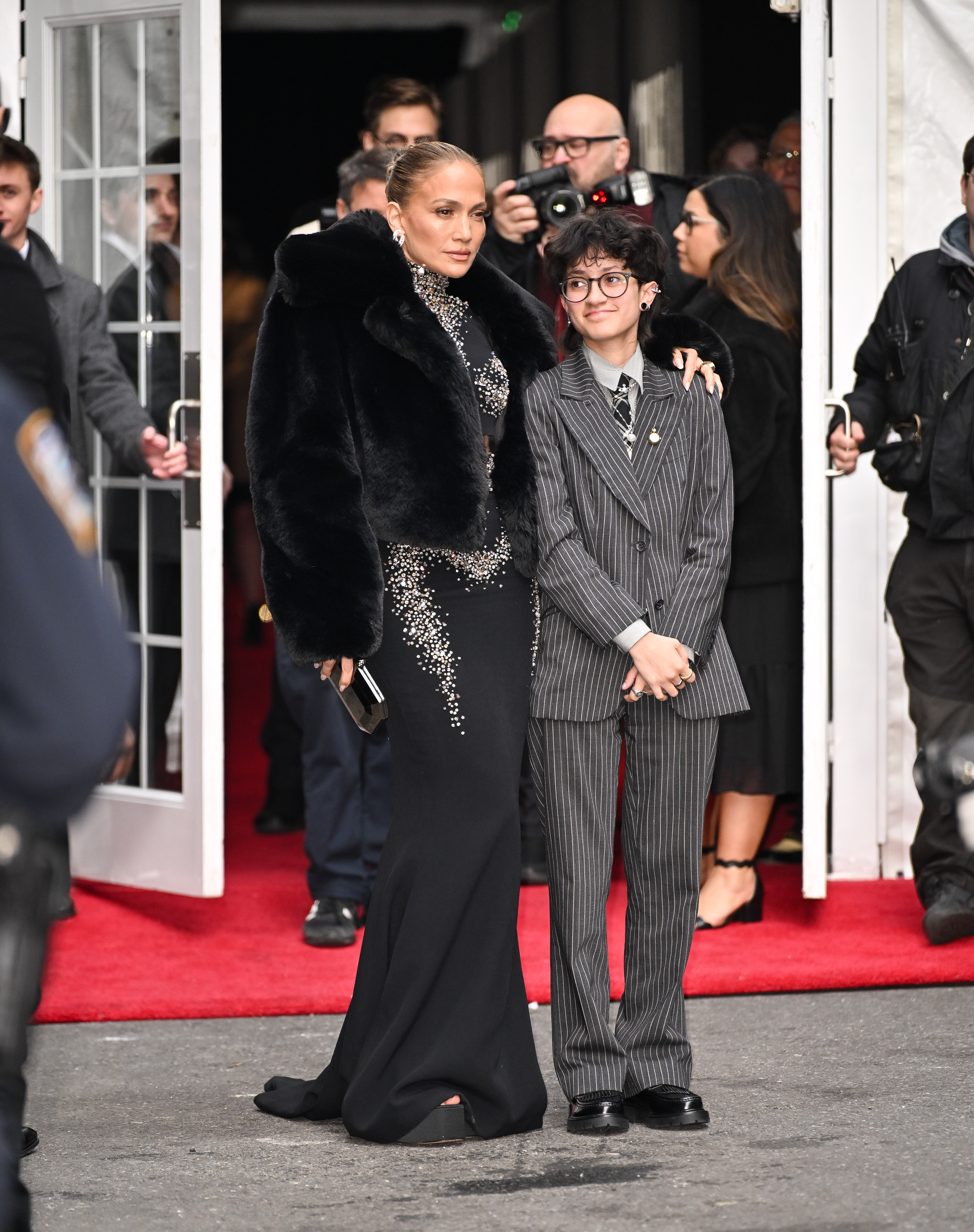 Jennifer Lopez Enjoys Quality Time With Child Emme at Broadway Opening of 'Othello' in NYC: Photos