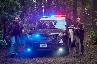 Max Thieriot and Morena Baccarin Fire Country CBS