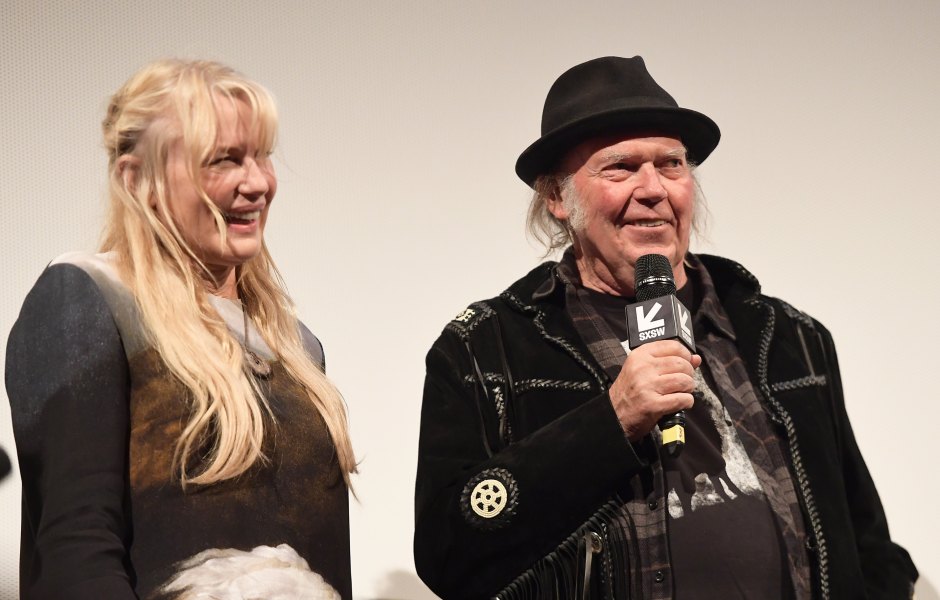 Daryl Hannah and Neil Young attend the "Paradox" Premiere 2018.