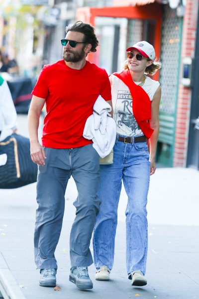 Bradley Cooper and Gigi Hadid are seen in NoHo in November 2024.