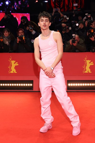 Timoth&eacute;e Chalamet attends the "A Complete Unknown" premiere.